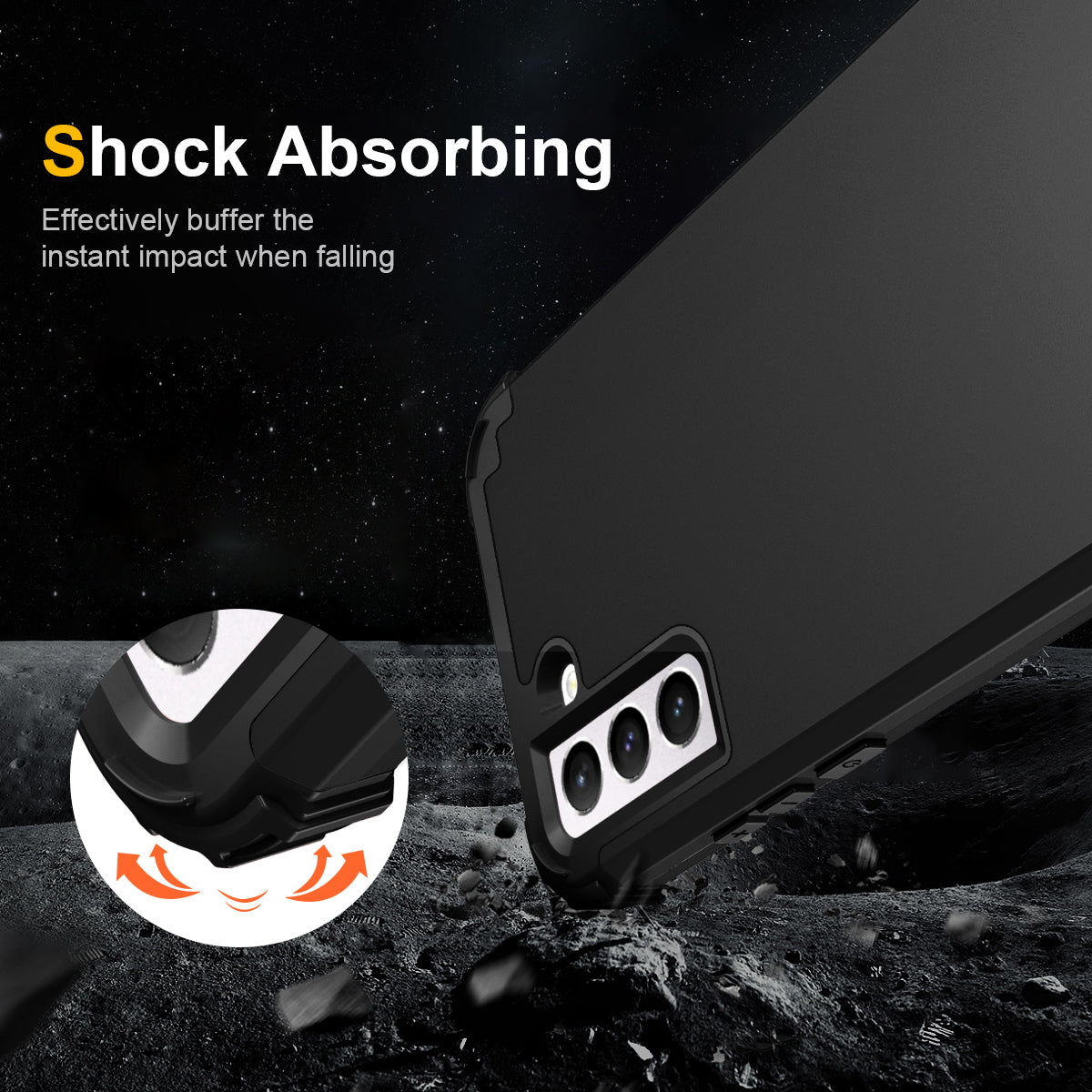 For Samsung Galaxy S23 Drop Protection 3-In-1 Phone Shell PC Silicone Phone Case Shockproof Mobile Phone Cover For Samsung Galaxy S23 Drop Protection 3-In-1 Phone Shell PC Silicone Phone Case Shockproof Mobile Phone Cover